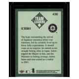 Ichiro Suzuki RC 2001 Fleer Platinum Team Leaders #436 Rookie Baseball Card