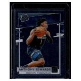 Anthony Edwards Rated Rookie 2020-21 Clearly Donruss #98 Minnesota Timberwolves Basketball Card