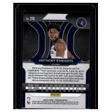 Anthony Edwards Silver Prizm RC 2020-21 #258 Rookie Minnesota Timberwolves Basketball Card