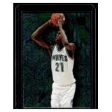 Kevin Garnett 1995-96 Fleer Metal Tempered Steel #4 Insert Minnesota Timberwolves Basketball Card