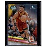 Bronny James Bowman 1st 2024 Bowman Chrome University #95 Basketball Card