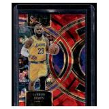 LeBron James Ruby Cracked Ice 2023-24 Select Premier #135 Basketball Card
