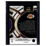 LeBron James Ruby Cracked Ice 2023-24 Select Premier #135 Basketball Card