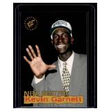 Kevin Garnett RC 1995 Topps Stadium Club #5 Rookie Minnesota Timberwolves Basketball Card