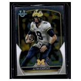 JJ McCarthy RC 2022 Bowman University #48 Rookie Minnesota Vikings Football Card
