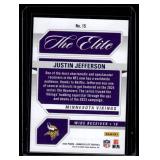 Justin Jefferson 2023 Donruss Elite "The Elite" #15 Minnesota Vikings Football Card
