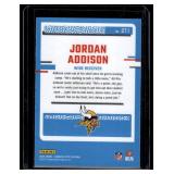 Jordan Addison RC 2023 Donruss Optic #271 Rookie Minnesota Vikings Football Card