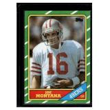 Joe Montana 1986 Topps #56 Vintage Football Card