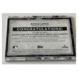 Royce Lewis RPA /149 2022 Topps Museum Collection #SWDRA-RL Numbered 104/149 Rookie Auto Minnesota Twins Baseball Card