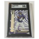 Justin Jefferson SGC 10 Gem Mint 2023 Illusions Amazing #11 Minnesota Vikigns Football Card