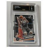 Anthony Edwardsa GMA 9 Mint 2023 Donruss #137 Minnesota Timberwolves Basketball Card