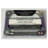 Teddy Bridgewater /75 Relic 2014 Topps Strata RC #SR-TB Minnesota Vikings Rookie Football Card Numbered 02/75