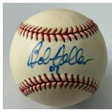 Bob Feller Signed Baseball Rawlings OALB Budig Ball