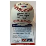 Stan Musial Auto Ball PSA COA Rawlings ONLB White Baseball