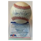 Willie McCovey Auto Ball PSA COA Rawlings ONLB White Baseball
