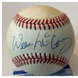 Willie McCovey Auto Ball PSA COA Rawlings ONLB White Baseball