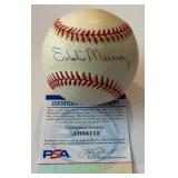 Eddie Murray Auto Ball PSA COA Rawlings OALB Budig Baseball