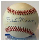 Eddie Murray Auto Ball PSA COA Rawlings OALB Budig Baseball