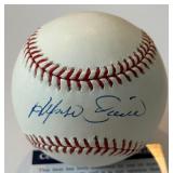Alfonso Soriano Auto Ball PSA COA Rawlings OMLB Selig Baseball
