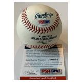 Alfonso Soriano Auto Ball PSA COA Rawlings OMLB Selig Baseball