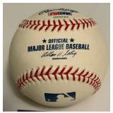 Justin Morneau Auto MVP Ball PSA COA Rawlings OMLB Selig Baseball