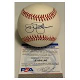 Jim Palmer Auto Ball PSA COA Rawlings OALB Brown Baseball