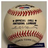 Joe Morgan Auto Ball PSA COA Inscribed "HOF 