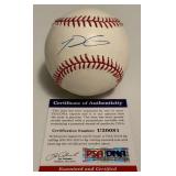 Prince Fielder Auto Ball PSA COA Rawlings OMLB Selig Baseball