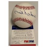 Phil Niekro Auto Ball PSA COA Rawlinfs OMLB Selig Baseball