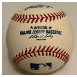 Carlos Delgado Auto Ball Rawlings OMLB Selig Baseball