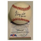 George Kell Auto Ball PSA COA Inscribed 