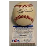 Bob Doerr Auto Ball PSA COA Rawlings OALB Brown Baseball
