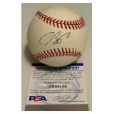Craig Biggio Auto Ball PSA COA Rawlings ONLB Baseball