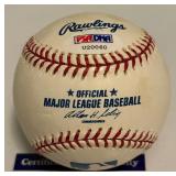 Hideki Matsui Auto Ball PSA COA Rawlings OMLB Selig Baseball
