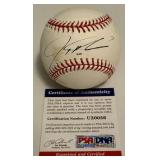 Josh Hamilton Auto Ball PSA COA Rawlings OMLB Selig Baseball