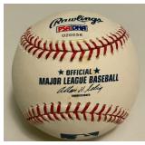 Josh Hamilton Auto Ball PSA COA Rawlings OMLB Selig Baseball