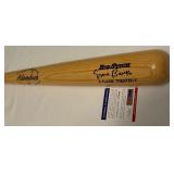 Ernie Banks Auto Bat With PSA COA Adirondack Big Stick Flame Tempered Baseball Bat