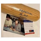 Yogi Berra Auto Bat With PSA COA and Photo Adirondack 302 Personal Model Baseball Bat