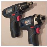 LL-FR - Bosch 12V Lithium-Ion Cordless Drill and Impact Driver Set with Charger, Battery, Bits and Case