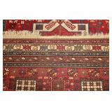 LL-FR - Handwoven Geometric Oriental Rug 75" x 95"