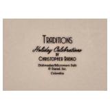LL-TR - Christopher Radko Traditions Holiday Celebrations Dinnerware Set with Serving Pieces