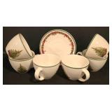 LL-TR - Christopher Radko Traditions Holiday Celebrations Dinnerware Set with Serving Pieces