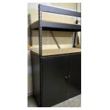 G - Locking Tool Cabinet with Keys, Upper Shelving, and 5 Extra 24x48 Inch Plywood Sheets