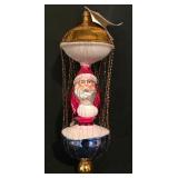 LL-CR - Christopher Radko 1990 Santa Glass Ornament 90-087-0