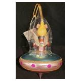 LL-CL - Christopher Radko Italian Angel On board UFO Space Ornament 94-310-1