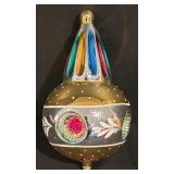 LL-CL - Christopher Radko 10.5" Tall Glass Christmas Ornament