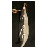 LL-CL - Department 56 Handblown Glass Moon Face Ornament 12 Inch