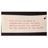 LL-CL - Department 56 Handblown Glass Moon Face Ornament 12 Inch