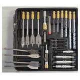 G - Black & Decker and Masterforce Power Drills with Mixed Drill Bit Sets and Charger