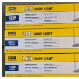 G - Lot of 3 Smart Electrician 46 Inch 5500 Lumen LED Shop Lights